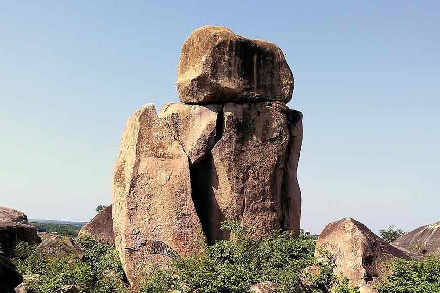 Mama Bhagne - rock formations near Santiniketan