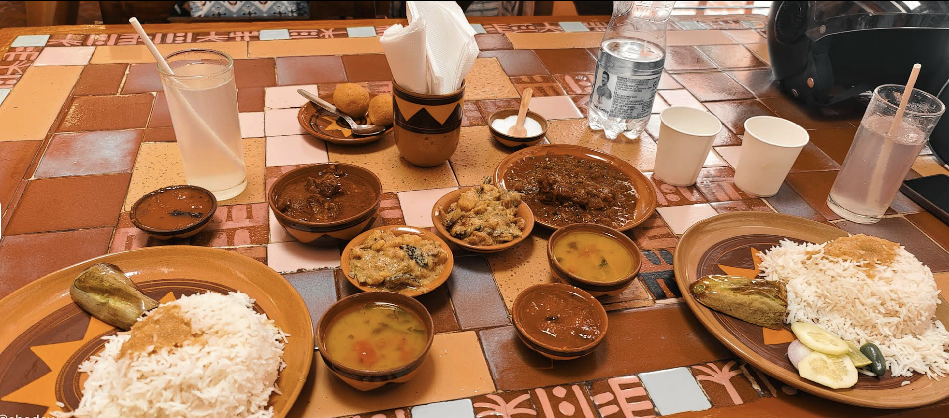 Thali at Ghare Baire Santiniketan