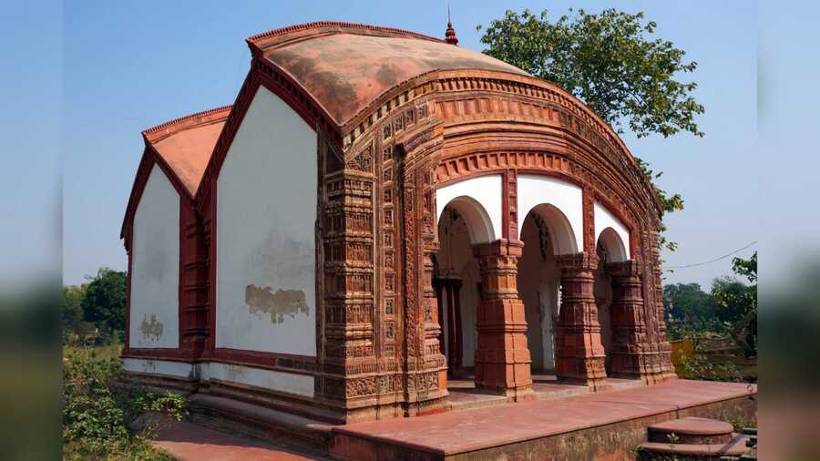 Ilambazar terracotta temples - santiniketan heritage