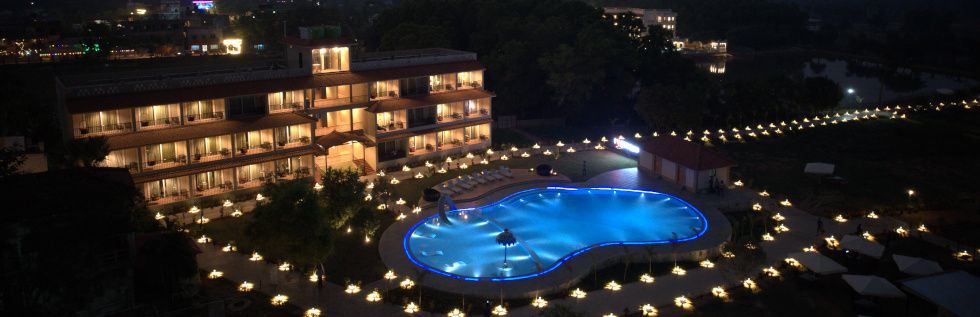 Swimming Pool at Ramshyam Resort 