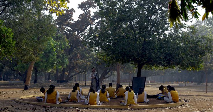 Classes held at Santiniketan